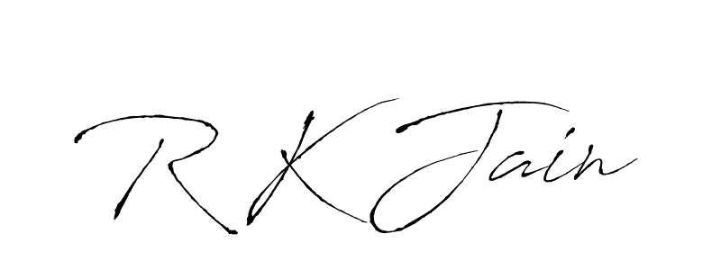 Also we have R K Jain name is the best signature style. Create professional handwritten signature collection using Antro_Vectra autograph style. R K Jain signature style 6 images and pictures png