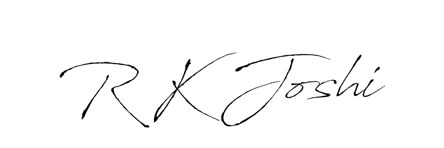Make a beautiful signature design for name R K Joshi. Use this online signature maker to create a handwritten signature for free. R K Joshi signature style 6 images and pictures png