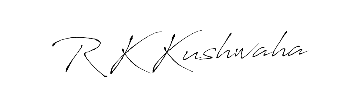 You should practise on your own different ways (Antro_Vectra) to write your name (R K Kushwaha) in signature. don't let someone else do it for you. R K Kushwaha signature style 6 images and pictures png