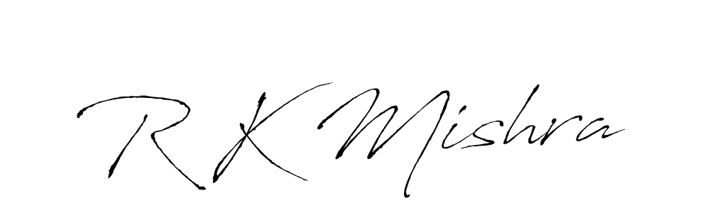 R K Mishra stylish signature style. Best Handwritten Sign (Antro_Vectra) for my name. Handwritten Signature Collection Ideas for my name R K Mishra. R K Mishra signature style 6 images and pictures png