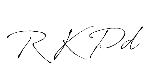 Design your own signature with our free online signature maker. With this signature software, you can create a handwritten (Antro_Vectra) signature for name R K Pd. R K Pd signature style 6 images and pictures png