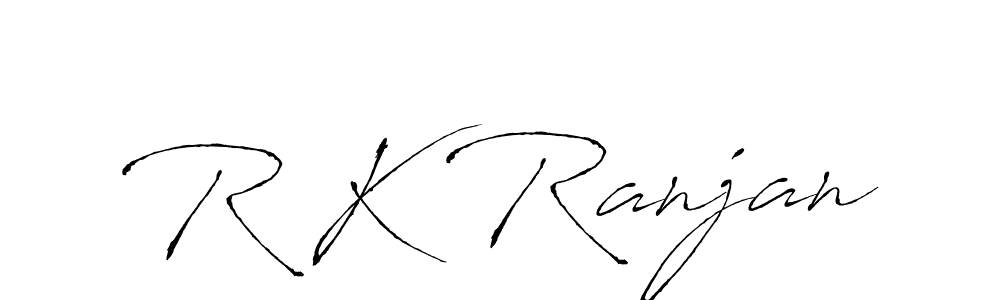 Antro_Vectra is a professional signature style that is perfect for those who want to add a touch of class to their signature. It is also a great choice for those who want to make their signature more unique. Get R K Ranjan name to fancy signature for free. R K Ranjan signature style 6 images and pictures png