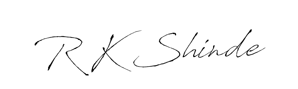 Antro_Vectra is a professional signature style that is perfect for those who want to add a touch of class to their signature. It is also a great choice for those who want to make their signature more unique. Get R K Shinde name to fancy signature for free. R K Shinde signature style 6 images and pictures png
