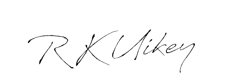 How to make R K Uikey signature? Antro_Vectra is a professional autograph style. Create handwritten signature for R K Uikey name. R K Uikey signature style 6 images and pictures png