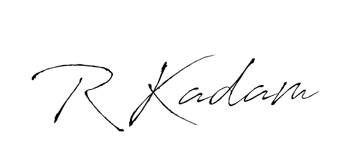 This is the best signature style for the R Kadam name. Also you like these signature font (Antro_Vectra). Mix name signature. R Kadam signature style 6 images and pictures png