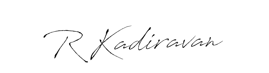 How to Draw R Kadiravan signature style? Antro_Vectra is a latest design signature styles for name R Kadiravan. R Kadiravan signature style 6 images and pictures png