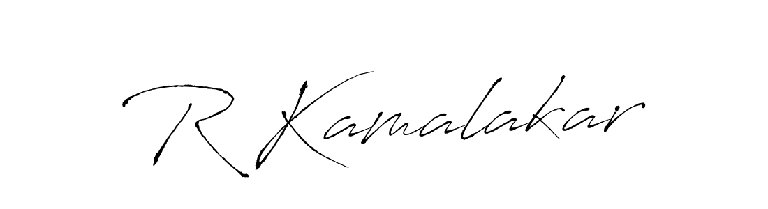Similarly Antro_Vectra is the best handwritten signature design. Signature creator online .You can use it as an online autograph creator for name R Kamalakar. R Kamalakar signature style 6 images and pictures png