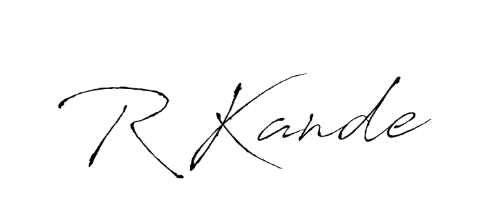 It looks lik you need a new signature style for name R Kande. Design unique handwritten (Antro_Vectra) signature with our free signature maker in just a few clicks. R Kande signature style 6 images and pictures png