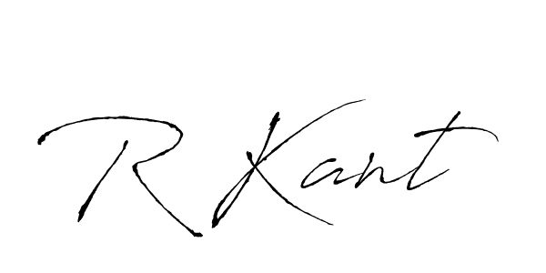 How to make R Kant name signature. Use Antro_Vectra style for creating short signs online. This is the latest handwritten sign. R Kant signature style 6 images and pictures png