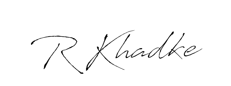 Once you've used our free online signature maker to create your best signature Antro_Vectra style, it's time to enjoy all of the benefits that R Khadke name signing documents. R Khadke signature style 6 images and pictures png