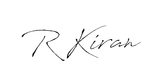 Here are the top 10 professional signature styles for the name R Kiran. These are the best autograph styles you can use for your name. R Kiran signature style 6 images and pictures png