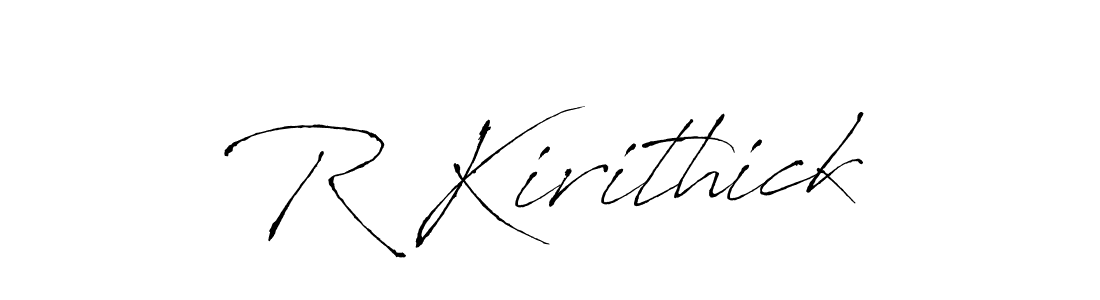 Also You can easily find your signature by using the search form. We will create R Kirithick name handwritten signature images for you free of cost using Antro_Vectra sign style. R Kirithick signature style 6 images and pictures png