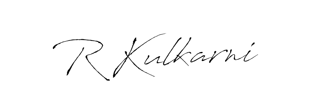 Also You can easily find your signature by using the search form. We will create R Kulkarni name handwritten signature images for you free of cost using Antro_Vectra sign style. R Kulkarni signature style 6 images and pictures png