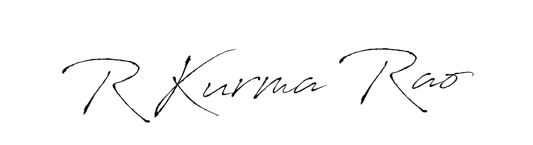 Antro_Vectra is a professional signature style that is perfect for those who want to add a touch of class to their signature. It is also a great choice for those who want to make their signature more unique. Get R Kurma Rao name to fancy signature for free. R Kurma Rao signature style 6 images and pictures png