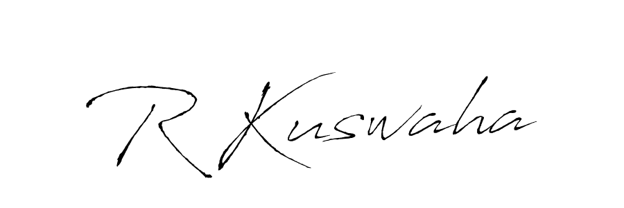 This is the best signature style for the R Kuswaha name. Also you like these signature font (Antro_Vectra). Mix name signature. R Kuswaha signature style 6 images and pictures png