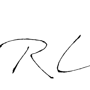 Design your own signature with our free online signature maker. With this signature software, you can create a handwritten (Antro_Vectra) signature for name R L. R L signature style 6 images and pictures png