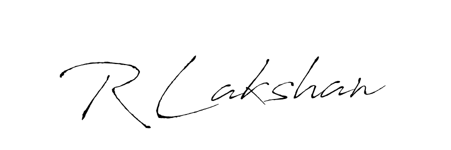 Also we have R Lakshan name is the best signature style. Create professional handwritten signature collection using Antro_Vectra autograph style. R Lakshan signature style 6 images and pictures png