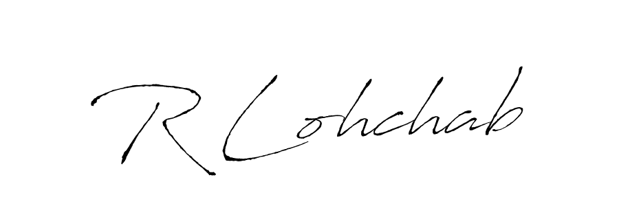 It looks lik you need a new signature style for name R Lohchab. Design unique handwritten (Antro_Vectra) signature with our free signature maker in just a few clicks. R Lohchab signature style 6 images and pictures png