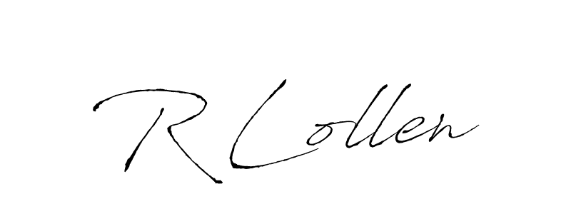 Make a beautiful signature design for name R Lollen. With this signature (Antro_Vectra) style, you can create a handwritten signature for free. R Lollen signature style 6 images and pictures png