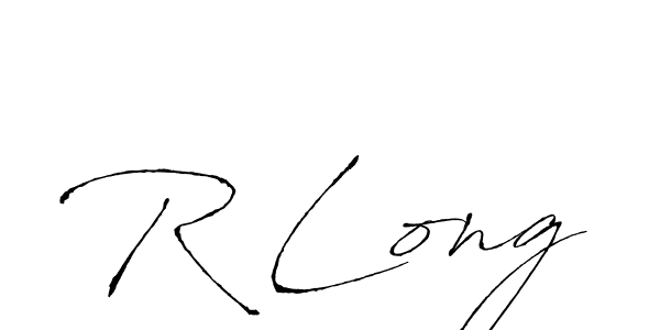 Design your own signature with our free online signature maker. With this signature software, you can create a handwritten (Antro_Vectra) signature for name R Long. R Long signature style 6 images and pictures png