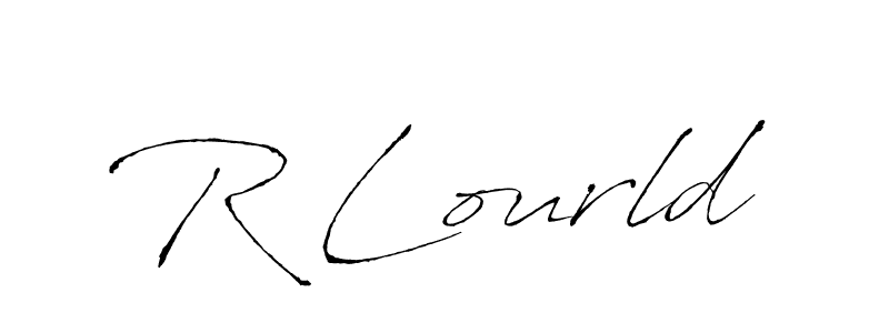 if you are searching for the best signature style for your name R Lourld. so please give up your signature search. here we have designed multiple signature styles  using Antro_Vectra. R Lourld signature style 6 images and pictures png