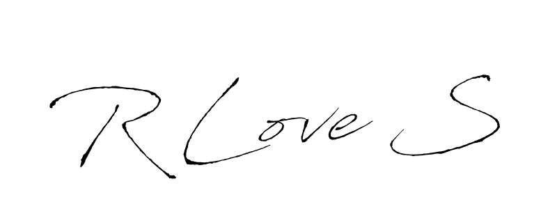 How to make R Love S signature? Antro_Vectra is a professional autograph style. Create handwritten signature for R Love S name. R Love S signature style 6 images and pictures png