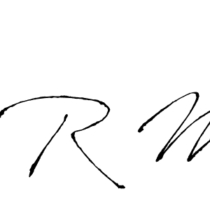 if you are searching for the best signature style for your name R M. so please give up your signature search. here we have designed multiple signature styles  using Antro_Vectra. R M signature style 6 images and pictures png