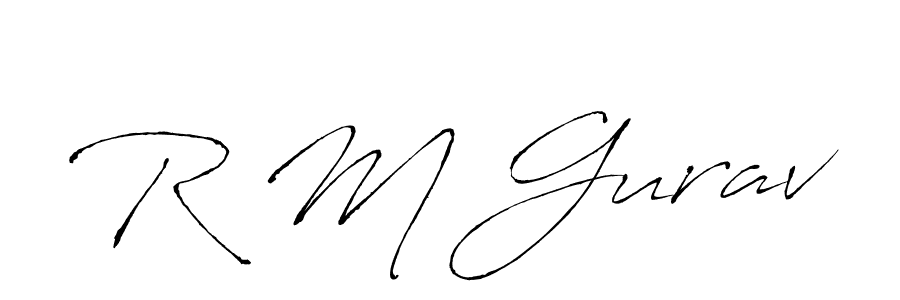 Use a signature maker to create a handwritten signature online. With this signature software, you can design (Antro_Vectra) your own signature for name R M Gurav. R M Gurav signature style 6 images and pictures png
