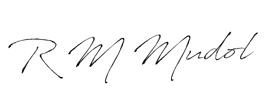 Make a beautiful signature design for name R M Mudol. Use this online signature maker to create a handwritten signature for free. R M Mudol signature style 6 images and pictures png