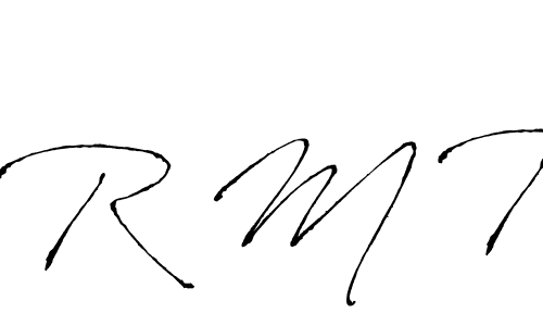 Make a beautiful signature design for name R M R. With this signature (Antro_Vectra) style, you can create a handwritten signature for free. R M R signature style 6 images and pictures png