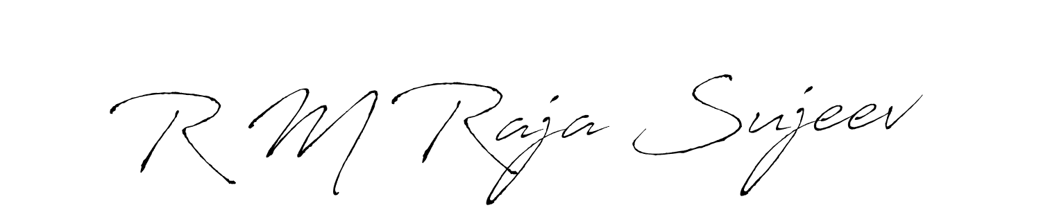 You can use this online signature creator to create a handwritten signature for the name R M Raja Sujeev. This is the best online autograph maker. R M Raja Sujeev signature style 6 images and pictures png