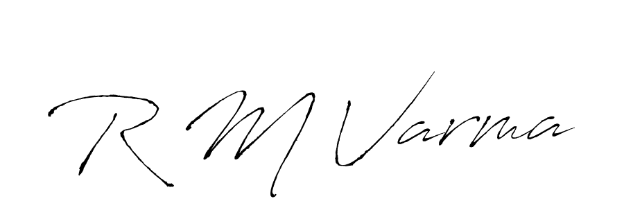 Use a signature maker to create a handwritten signature online. With this signature software, you can design (Antro_Vectra) your own signature for name R M Varma. R M Varma signature style 6 images and pictures png