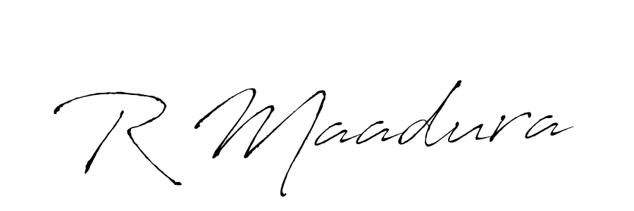 Make a beautiful signature design for name R Maadura. Use this online signature maker to create a handwritten signature for free. R Maadura signature style 6 images and pictures png