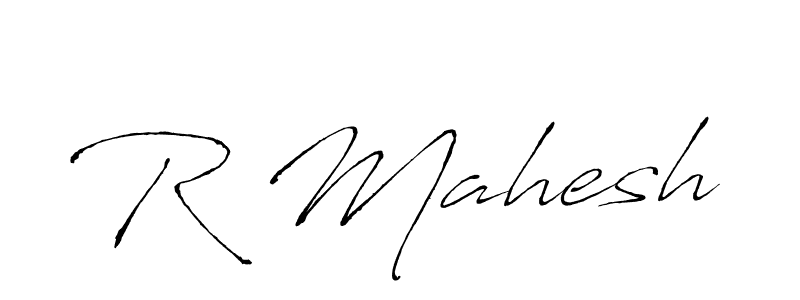 Design your own signature with our free online signature maker. With this signature software, you can create a handwritten (Antro_Vectra) signature for name R Mahesh. R Mahesh signature style 6 images and pictures png