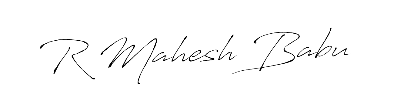 You can use this online signature creator to create a handwritten signature for the name R Mahesh Babu. This is the best online autograph maker. R Mahesh Babu signature style 6 images and pictures png