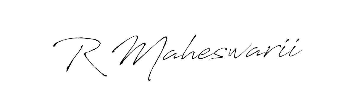 You should practise on your own different ways (Antro_Vectra) to write your name (R Maheswarii) in signature. don't let someone else do it for you. R Maheswarii signature style 6 images and pictures png