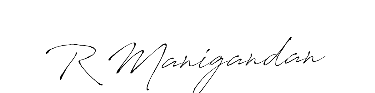You should practise on your own different ways (Antro_Vectra) to write your name (R Manigandan) in signature. don't let someone else do it for you. R Manigandan signature style 6 images and pictures png