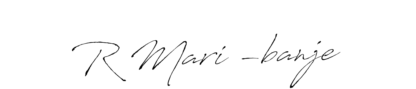 Also we have R Marić-banje name is the best signature style. Create professional handwritten signature collection using Antro_Vectra autograph style. R Marić-banje signature style 6 images and pictures png