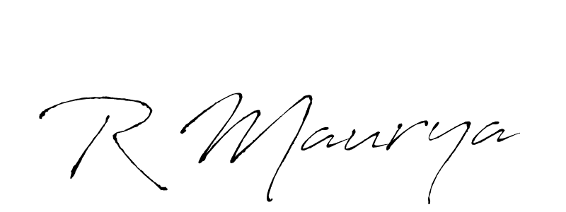 How to Draw R Maurya signature style? Antro_Vectra is a latest design signature styles for name R Maurya. R Maurya signature style 6 images and pictures png