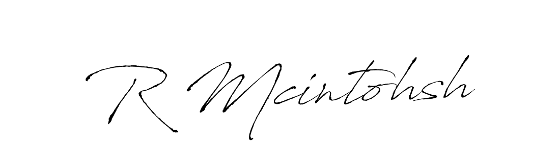 Make a beautiful signature design for name R Mcintohsh. Use this online signature maker to create a handwritten signature for free. R Mcintohsh signature style 6 images and pictures png