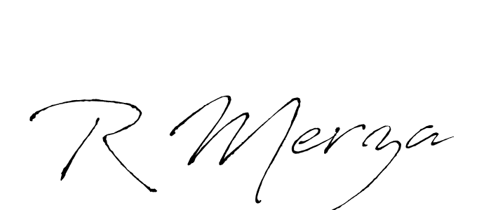 Use a signature maker to create a handwritten signature online. With this signature software, you can design (Antro_Vectra) your own signature for name R Merza. R Merza signature style 6 images and pictures png