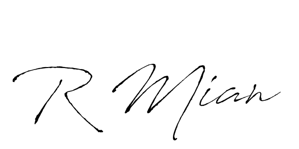 Antro_Vectra is a professional signature style that is perfect for those who want to add a touch of class to their signature. It is also a great choice for those who want to make their signature more unique. Get R Mian name to fancy signature for free. R Mian signature style 6 images and pictures png