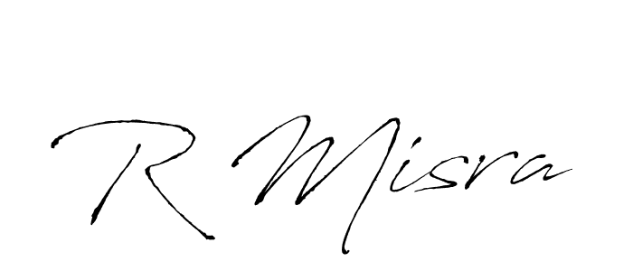 Antro_Vectra is a professional signature style that is perfect for those who want to add a touch of class to their signature. It is also a great choice for those who want to make their signature more unique. Get R Misra name to fancy signature for free. R Misra signature style 6 images and pictures png