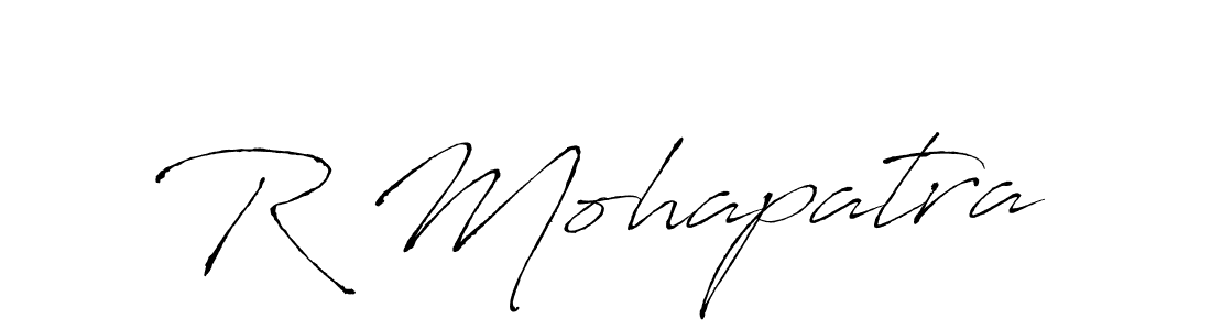 It looks lik you need a new signature style for name R Mohapatra. Design unique handwritten (Antro_Vectra) signature with our free signature maker in just a few clicks. R Mohapatra signature style 6 images and pictures png