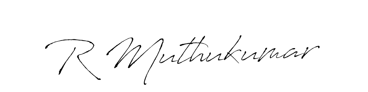 How to make R Muthukumar signature? Antro_Vectra is a professional autograph style. Create handwritten signature for R Muthukumar name. R Muthukumar signature style 6 images and pictures png
