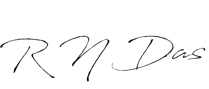 Create a beautiful signature design for name R N Das. With this signature (Antro_Vectra) fonts, you can make a handwritten signature for free. R N Das signature style 6 images and pictures png