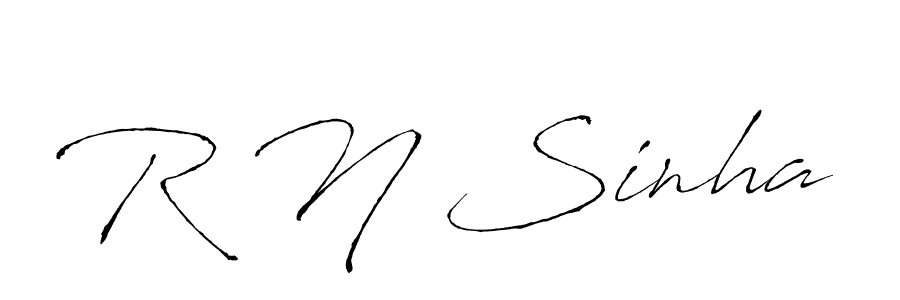 Make a beautiful signature design for name R N Sinha. Use this online signature maker to create a handwritten signature for free. R N Sinha signature style 6 images and pictures png