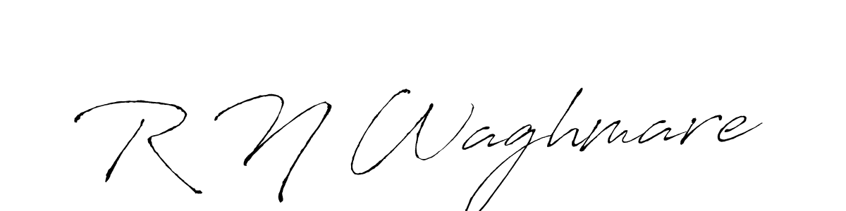 Also we have R N Waghmare name is the best signature style. Create professional handwritten signature collection using Antro_Vectra autograph style. R N Waghmare signature style 6 images and pictures png