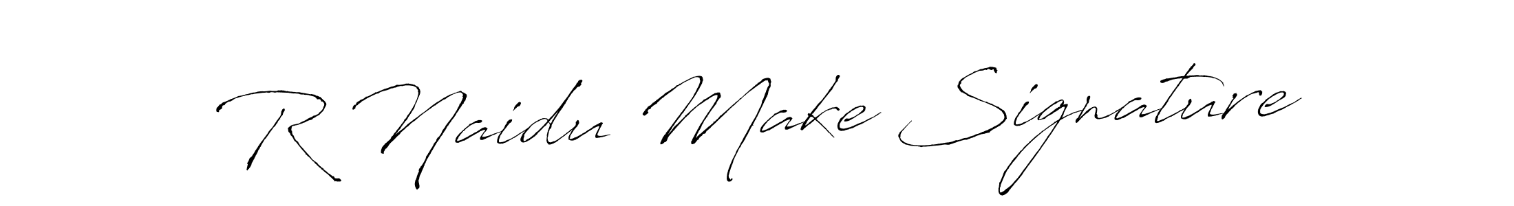 if you are searching for the best signature style for your name R Naidu Make Signature. so please give up your signature search. here we have designed multiple signature styles  using Antro_Vectra. R Naidu Make Signature signature style 6 images and pictures png