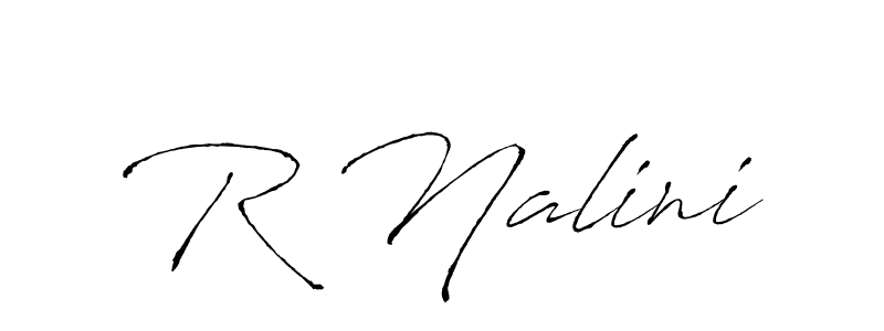 Also You can easily find your signature by using the search form. We will create R Nalini name handwritten signature images for you free of cost using Antro_Vectra sign style. R Nalini signature style 6 images and pictures png